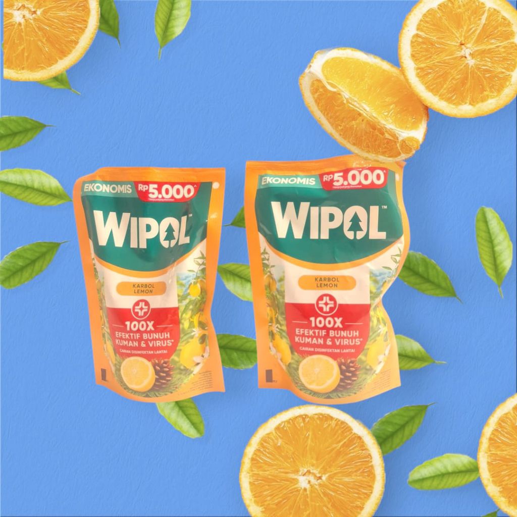 wipol karbol cemara & wipol karbol lemon