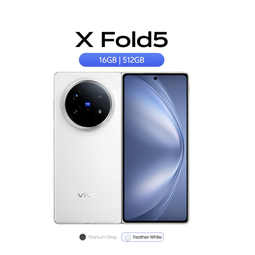 VIVO X FOLD5 16GB-512GB snapdragon 8 gen3 6000mAh vivo's Lightest Foldable Phone 80W FlashCharge