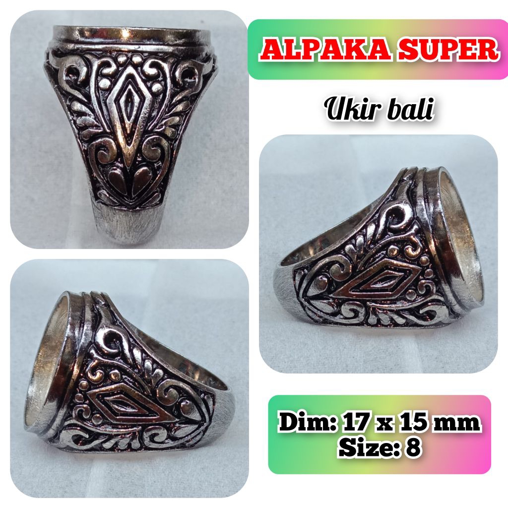 emban batu akik Alpaka super alpaka bakar.62