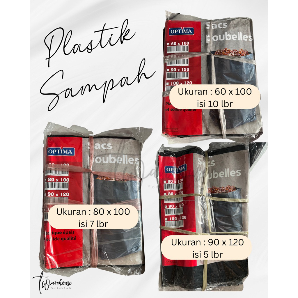 Plastik sampah hitam Kantong plastik sampah Berkualitas