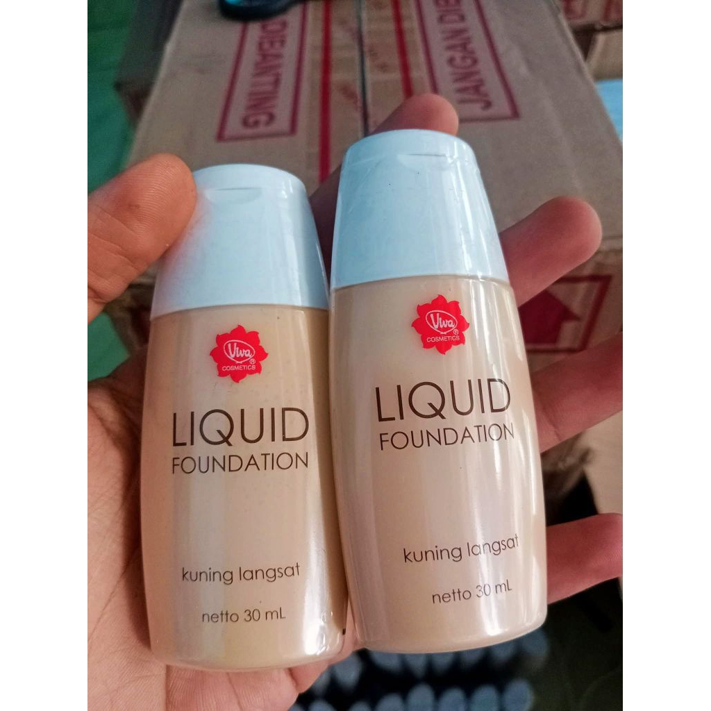 viva liquid foundation kuning langsat