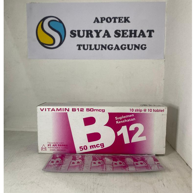 Vitamin B12 50 mcg suplemen kesehatan