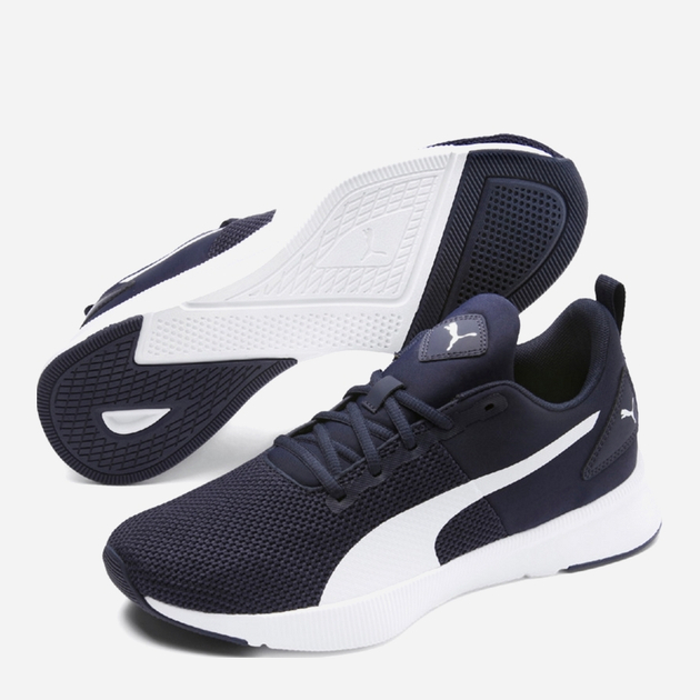SEPATU RUNNING PRIA PUMA FLYER RUNNER Peacoat-White 192257 01