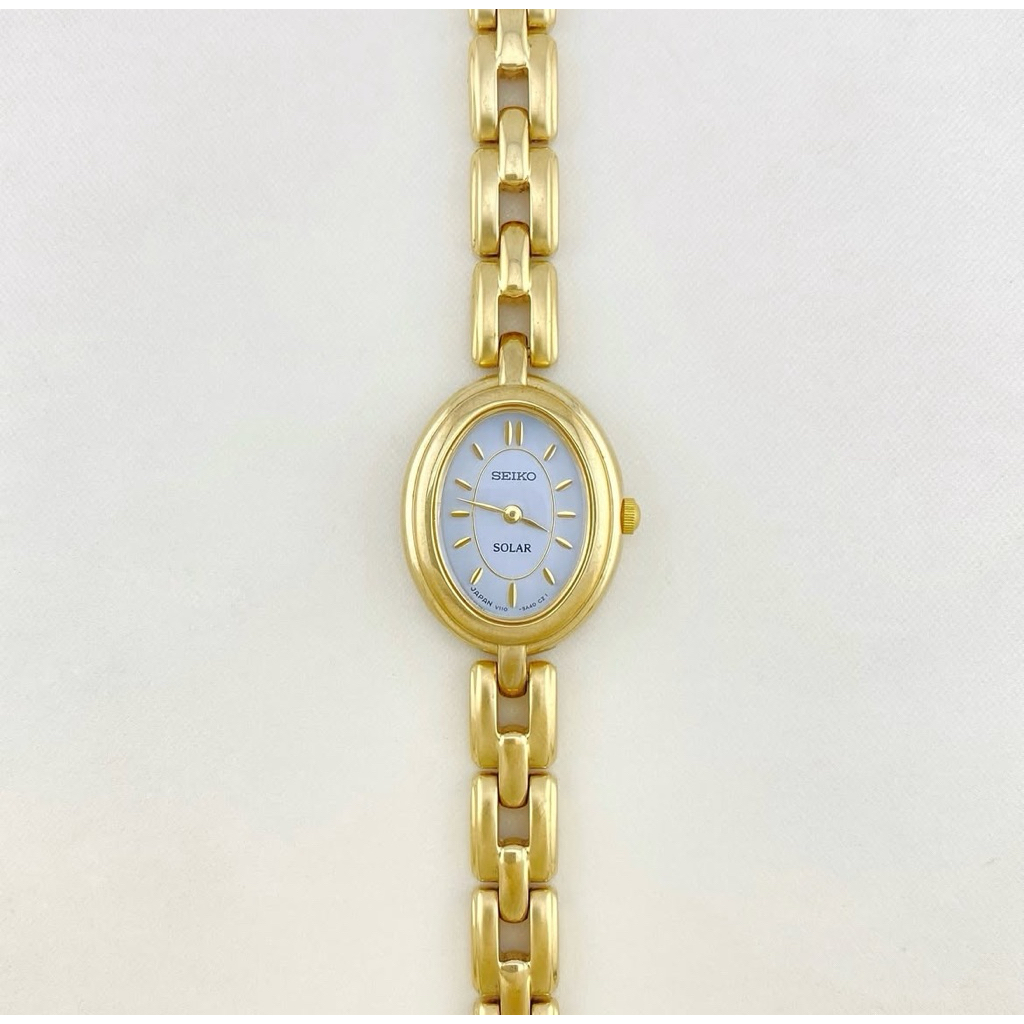 SEIKO Solar Blue Dial Watch