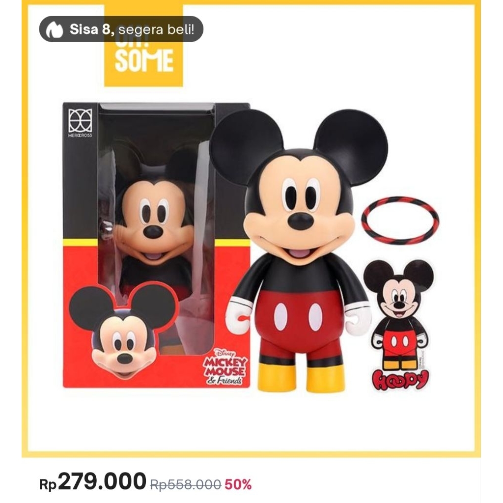 Action Figure Mickey Mouse Original Disney Mickey Mouse Hola Hop Pajangan Mickey Mouse