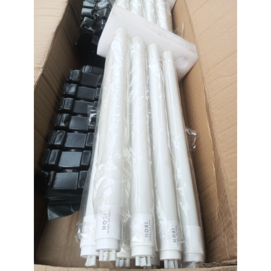 lampu TL HORI 18W 4000k LED tube T8 full kaca