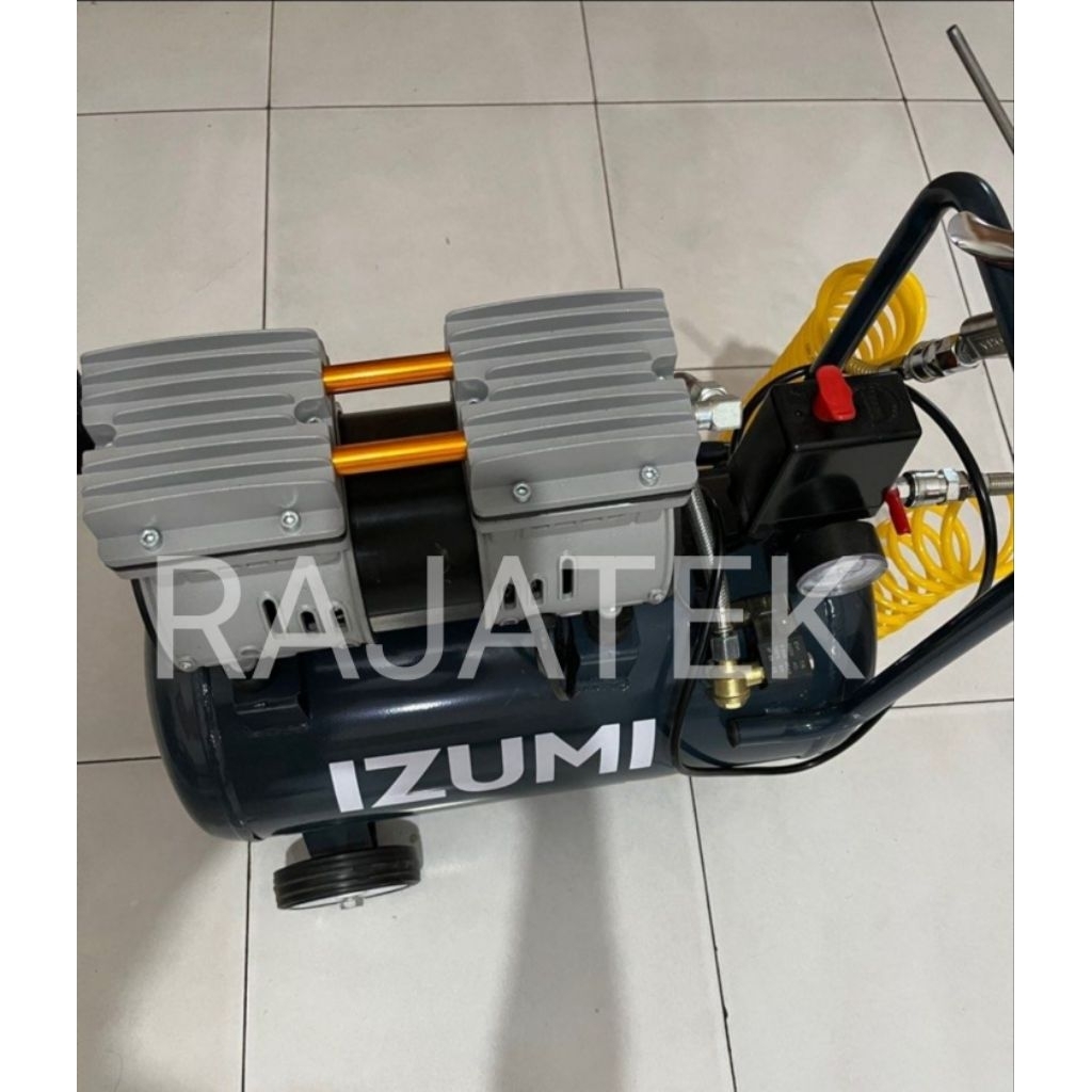 KOMPRESOR OILESS IZUMI OL 1024/KOMPRESOR SILENT 1HP 24 LITER/KOMPRESOR 1HP 24L /KOMPRESOR TANPA OLI 