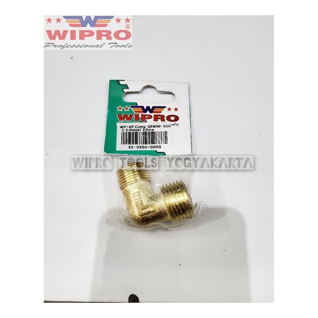 Wipro Exhaust Elbow Kompresor / L Kompresor / Elbow Pipa Dischange Kompresor Angin Portbale 2HP Wipr