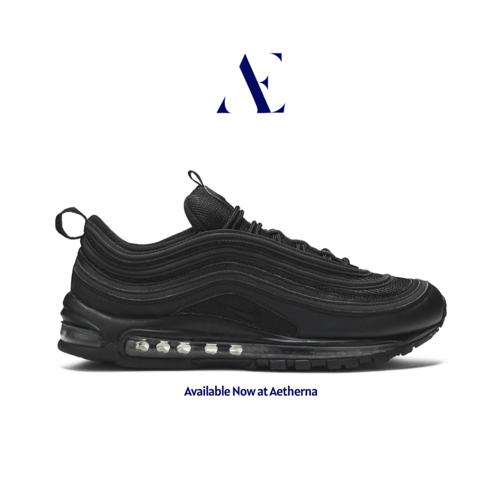 Aetherna. - Sepatu Sneakers AirMax 97 Tripleblack  Authentic