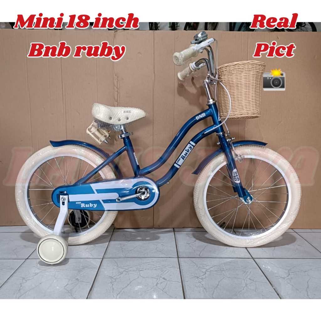 Sepeda Klasik Ruby BNB Anak Perempuan 12-18 Inch sepeda anak perempuan bnb ruby classix