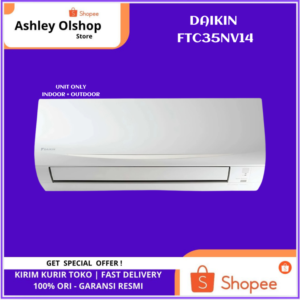 AC DAIKIN 1.5PK STANDAR THAILAND DAIKIN STC35NV 1.5PK DAIKIN FTC35NV14