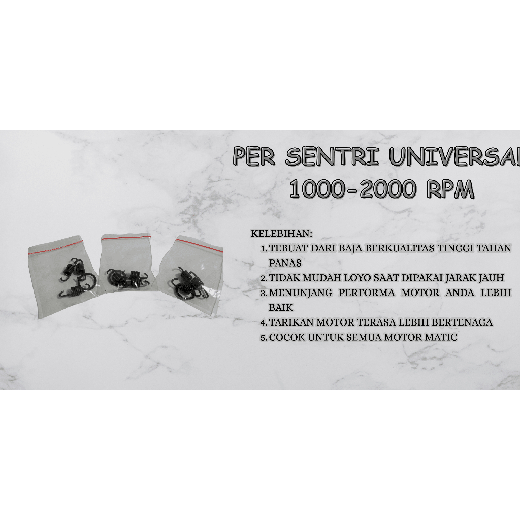 PER GANDA/PER SENTRI 1000-1500 RPM