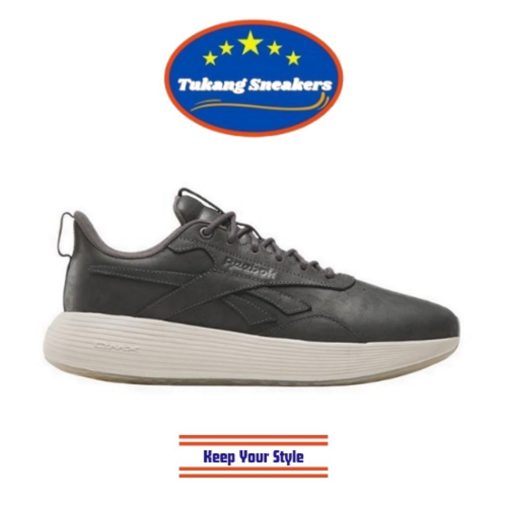 Sepatu Lari Pria Reebok Dmx Comfort + Unexpected Lux Washed Black REER00230592