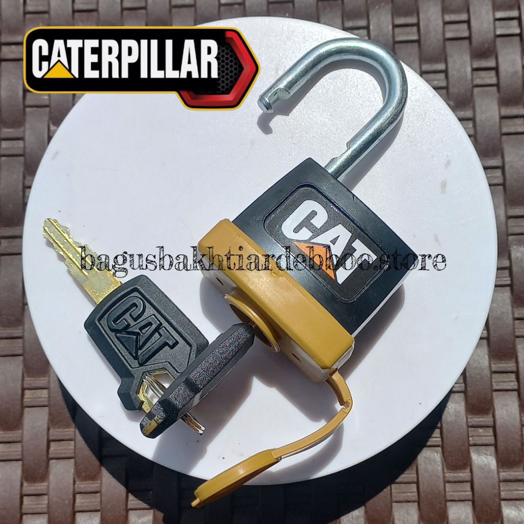 Kunci Caterpillar Gembok Caterpillar - Master Key Caterpillar Padlock Caterpillar