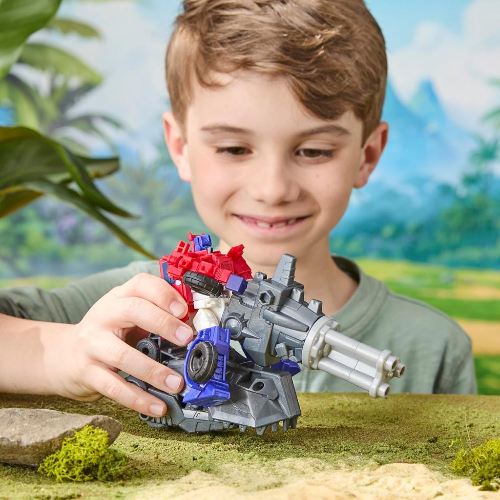 TERBARU TRANSFORMERS CYBERWORLD GRIMLOCK CHOMP & BATTLE 9-INCH ACTION FIGURE, QUICK CHANGE TO DINO