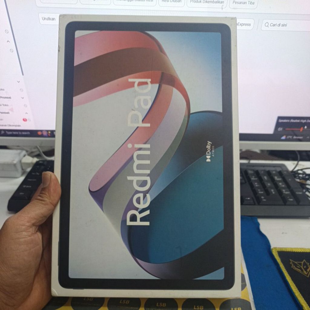 DUS BOX  KARDUS HANDPONE TAB  REDMI PAD ORIGINAL BEKAS