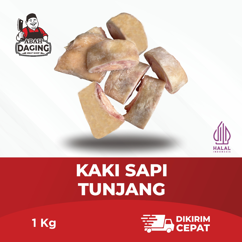 Kaki Sapi lokal potong Tunjang padang | Halal Siap Masak | Abah Daging