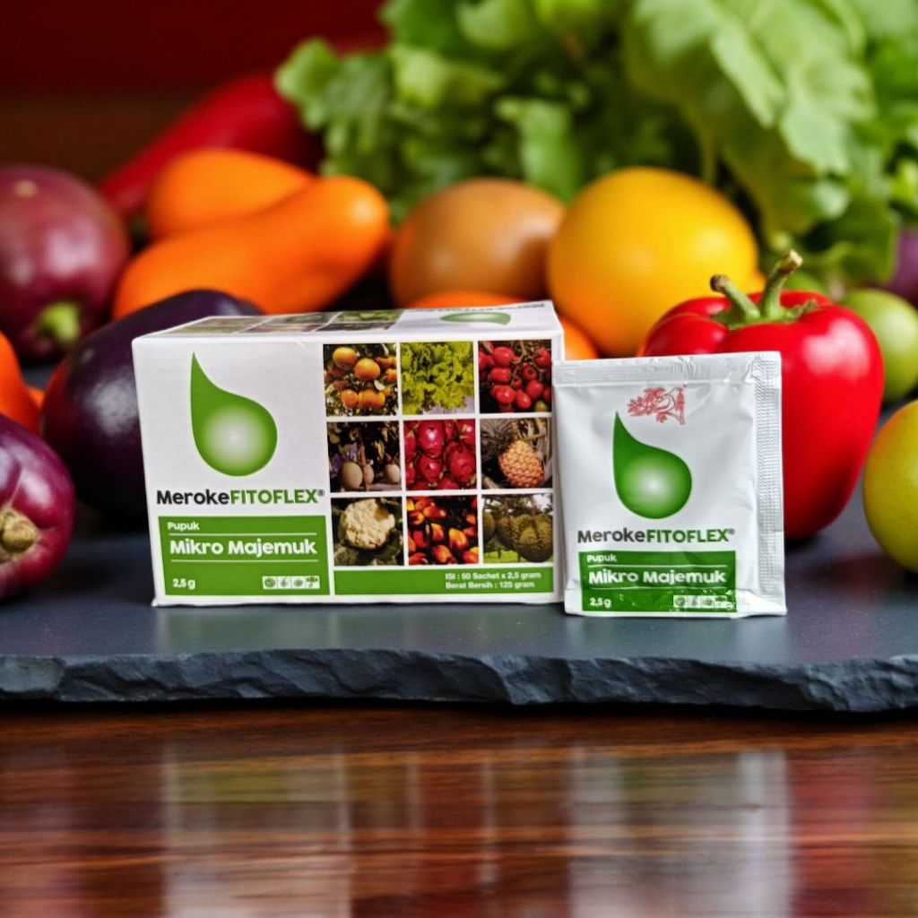 Meroke FITOFLEX ® pupuk mikro majemuk 1BOX isi 50Sachet x 2,5 gram