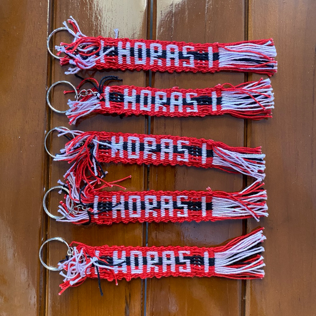 Gantungan Kunci Tenun Batak Horas Ganci Horas