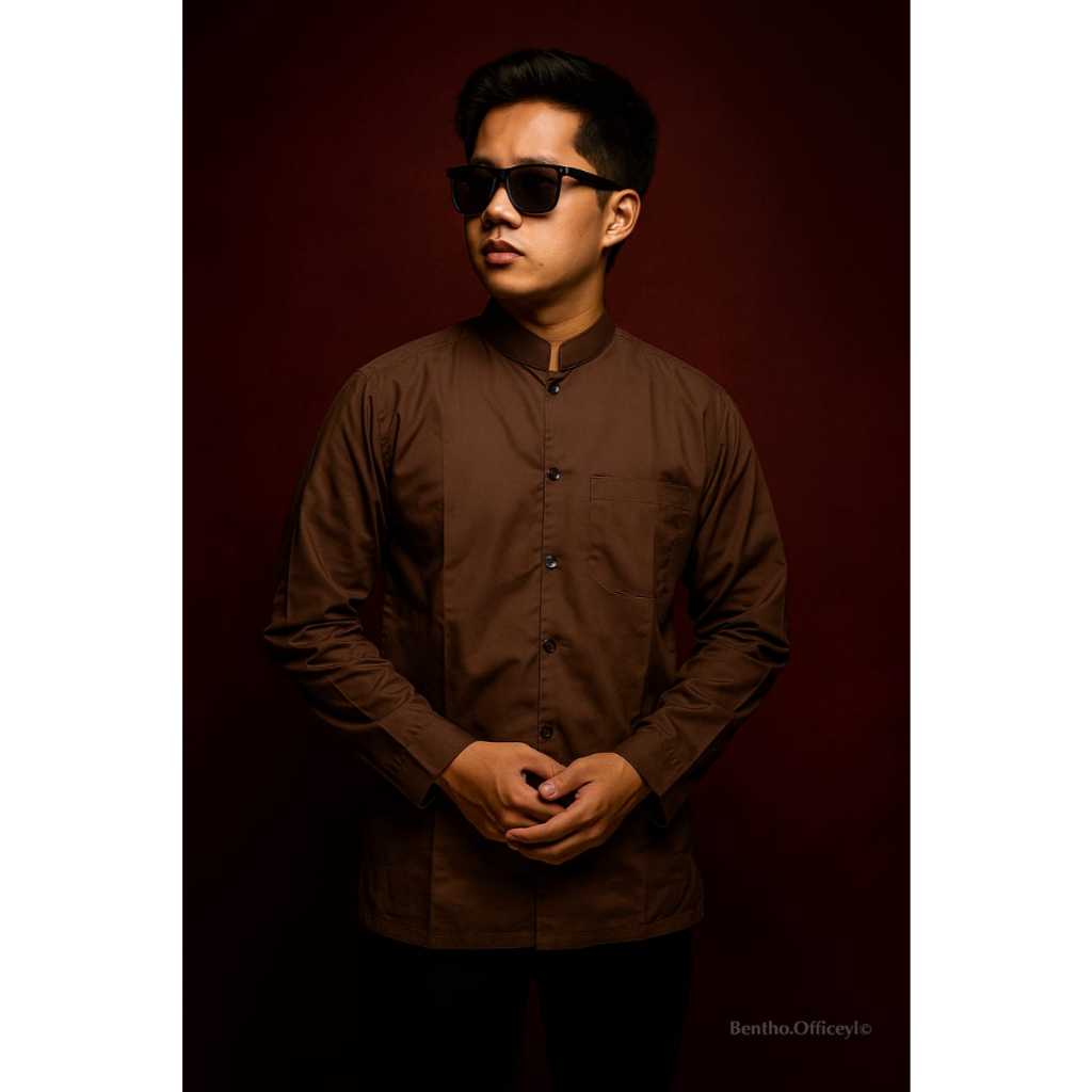 baju koko haibah polos habaib premium termurah