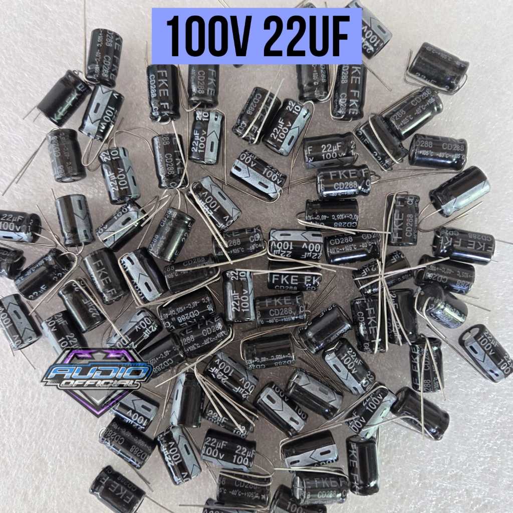 Elco Capasitor 22uf 100v Elko Kapasitor Kualitas Bagus