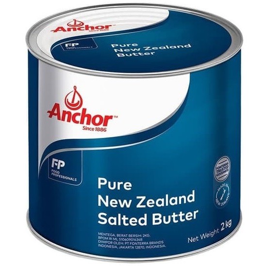 BUTTER ANCHOR REPACK 500 GR / SALTED BUTTER ANCHOR / ANCHOR MENTEGA