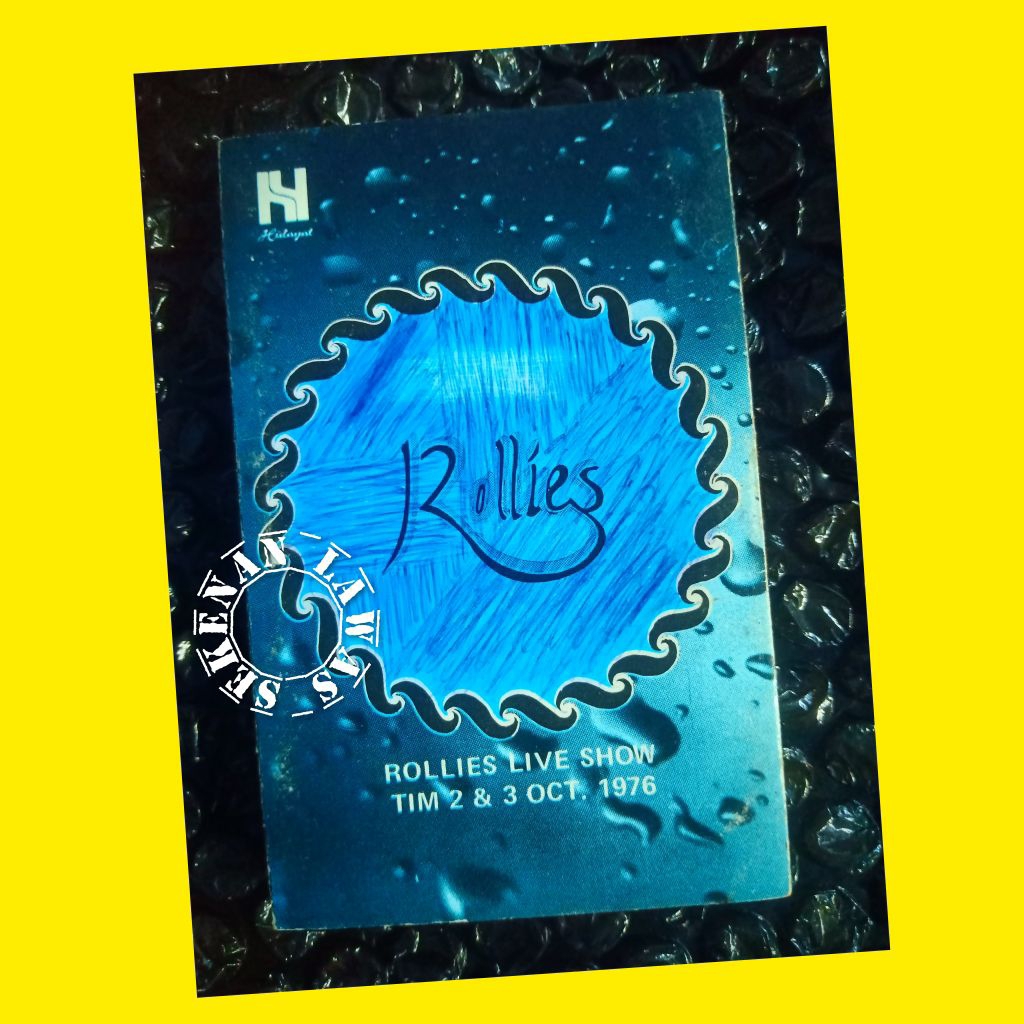 Kaset The Rollies - Live Show TIM 2 & 3 Oct 1976 /Cover Ada Coretan /Gito Rollies