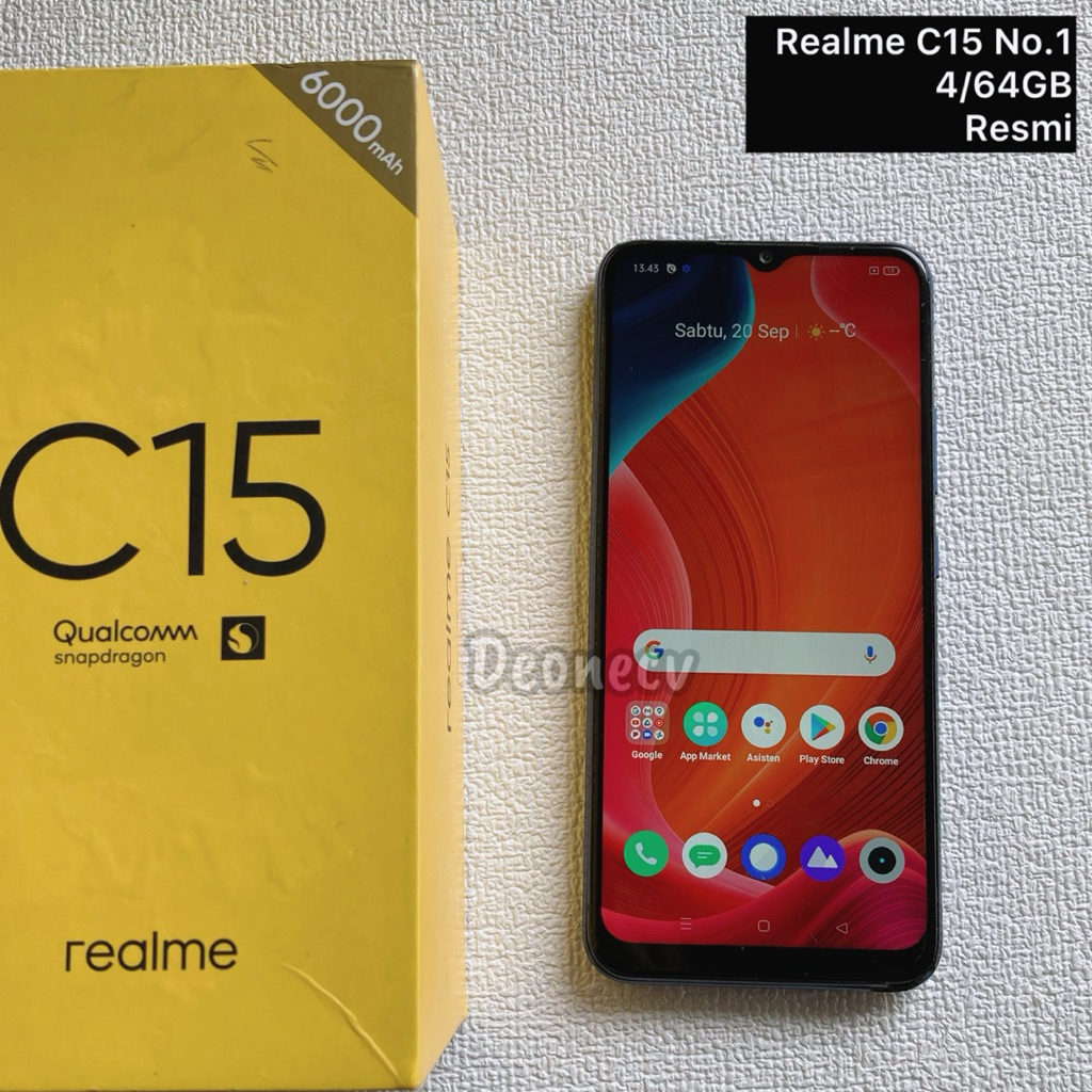 Realme C15  Resmi Minus