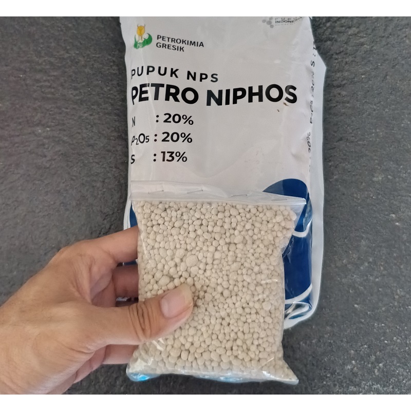 Pupuk NPS Petro Niphos Repacking 200 Gram | Petrokimia Gresik | Petro Niphos | Pupuk NPS Petro Nipho