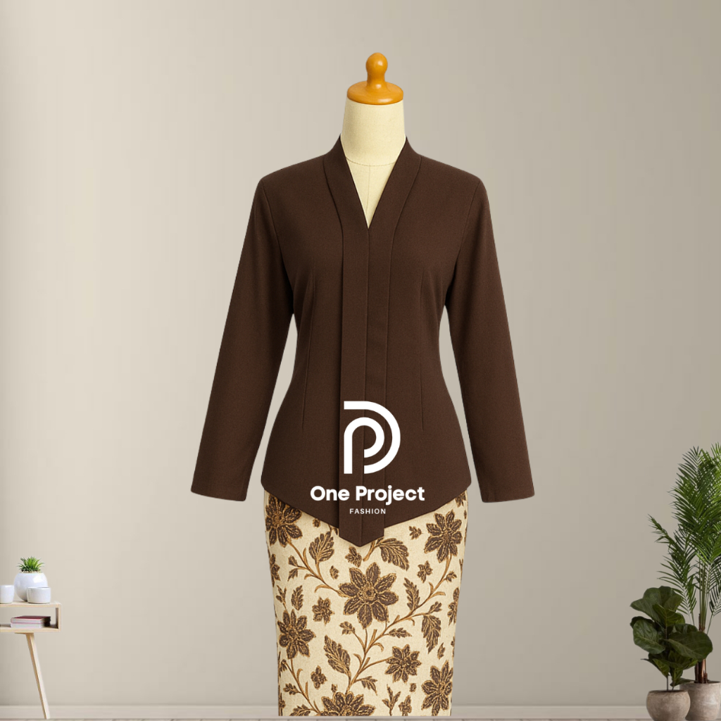 Hot Deals Kebaya Kartini Lengan Panjang Atasan Baju Wanita Lamaran Kondangan Muslimah Hari Raya
