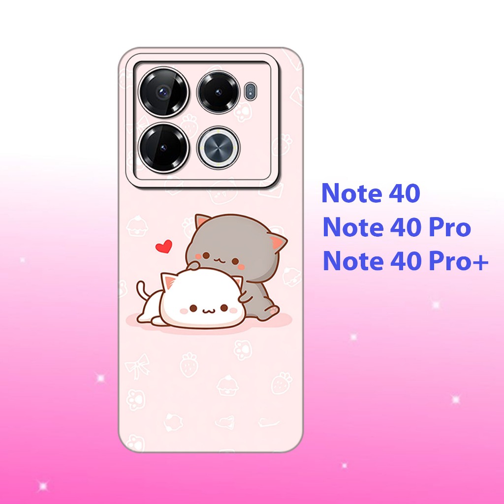 Softcase infinix Note 40 ,infinix Note 40S ,infinix Note 40 Pro ,infinix Note 40 Pro Plus -casing Hp