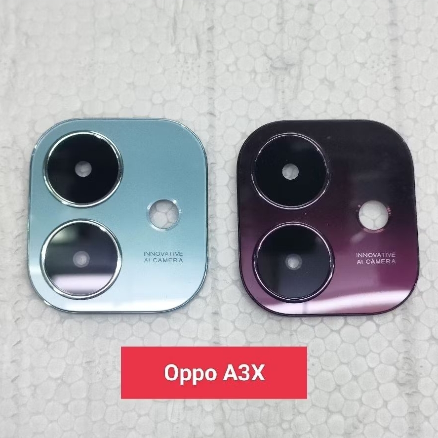 Kaca Kamera + Ring Oppo A3X