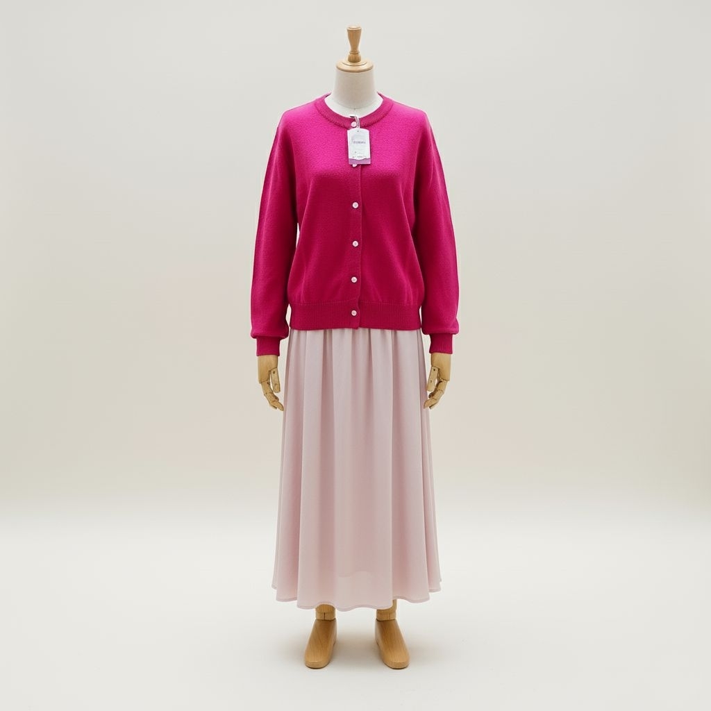 Baju Atasan Wanita FURCHIA / MAGENTA SERIES Blouse Kardigan Rajut by hzeera.clothes