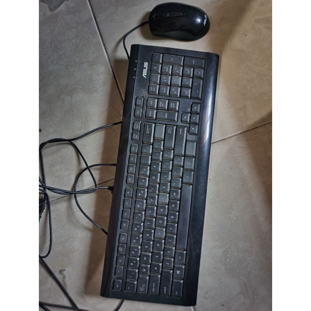 Keyboard mouse asus original bekas normal