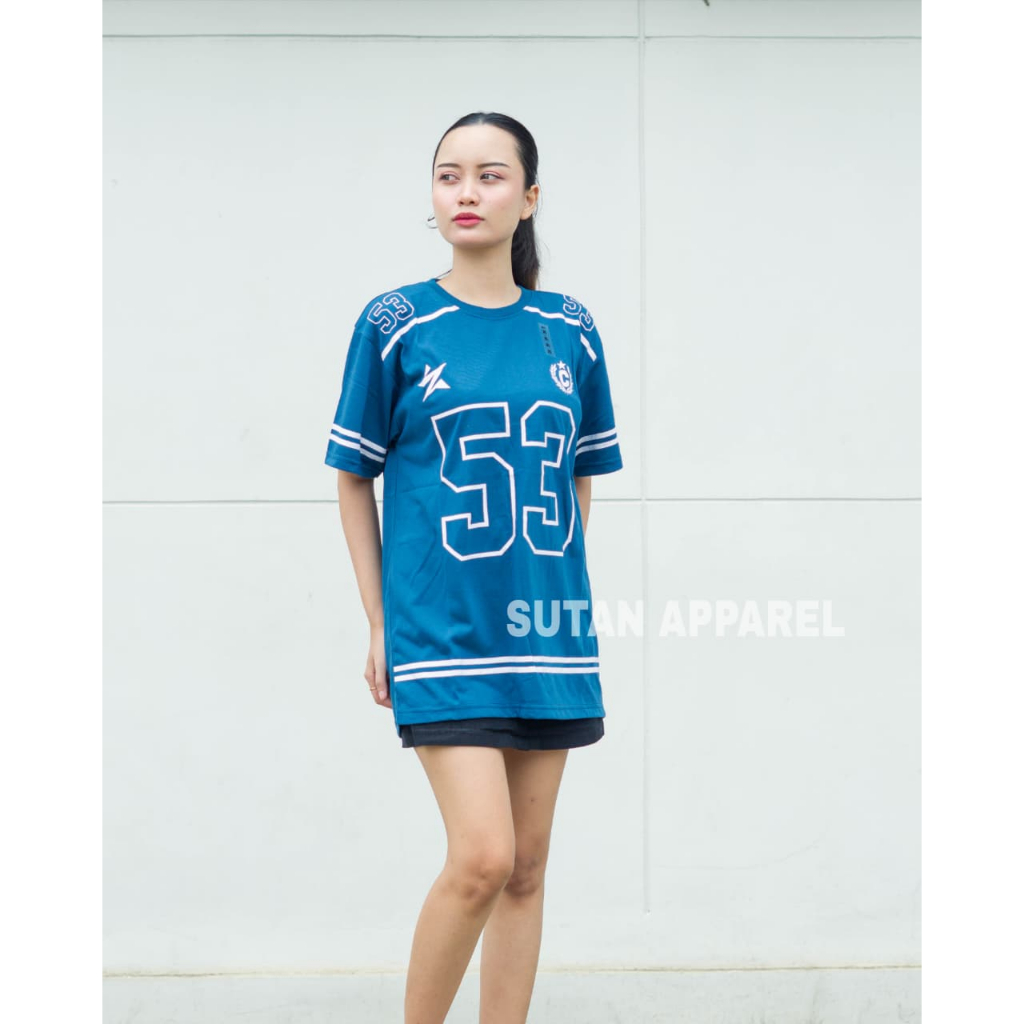 Tebal-70 Ribu Dapat 3 | Kaos Jersey Motif Angka Pria Wanita Unisex Bahan Semi Cotton 24S