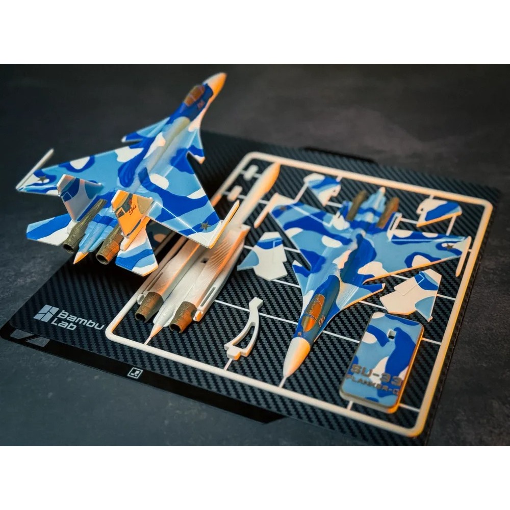 SU-33 FLANKER-D Plane Kit Card - Model Kit Jet Tempur Pembawa Senjata Laut Rusia#NK#1#A450