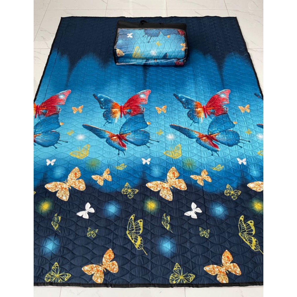 karpet quilting tebal dan empuk - Karpet lantai quilting jumbo tebal - Kasur Lantai Murah Bagus - Su