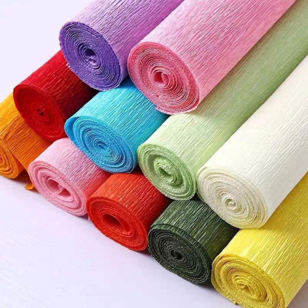 Crepe Paper Italy Import Kertas Krep Italy Kertas Warna Bahan Bunga