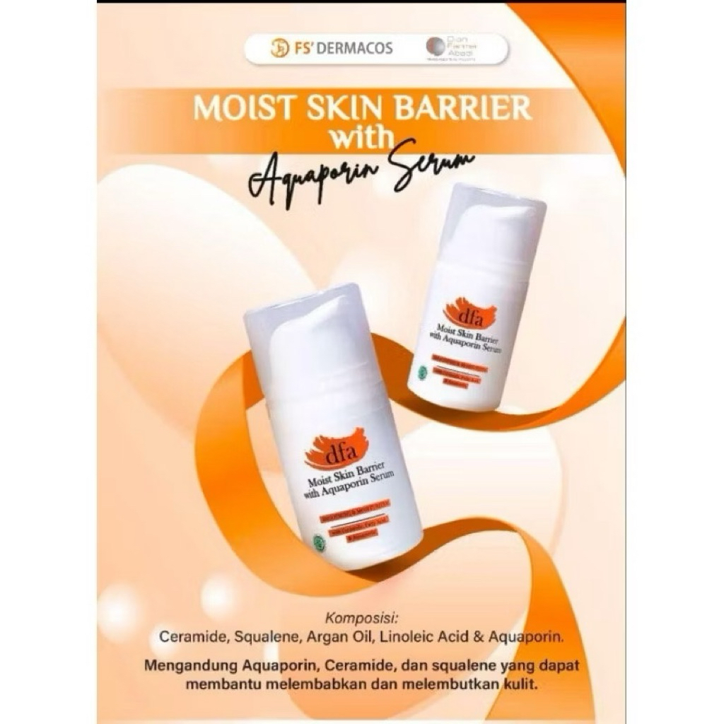 DFA MOIST SKIN BARRIER WITH AQUAPORIN  SERUM 15 g / DFA MOIST SKIN BARIER 30 gr