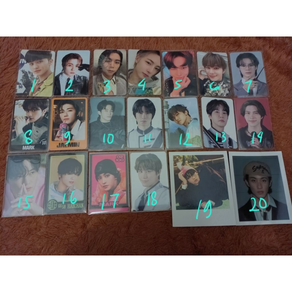 Photocard official nct pt.3  || pc nct mark johnny mark sg25 renjun hot sauce doyoung wink jungwoo h