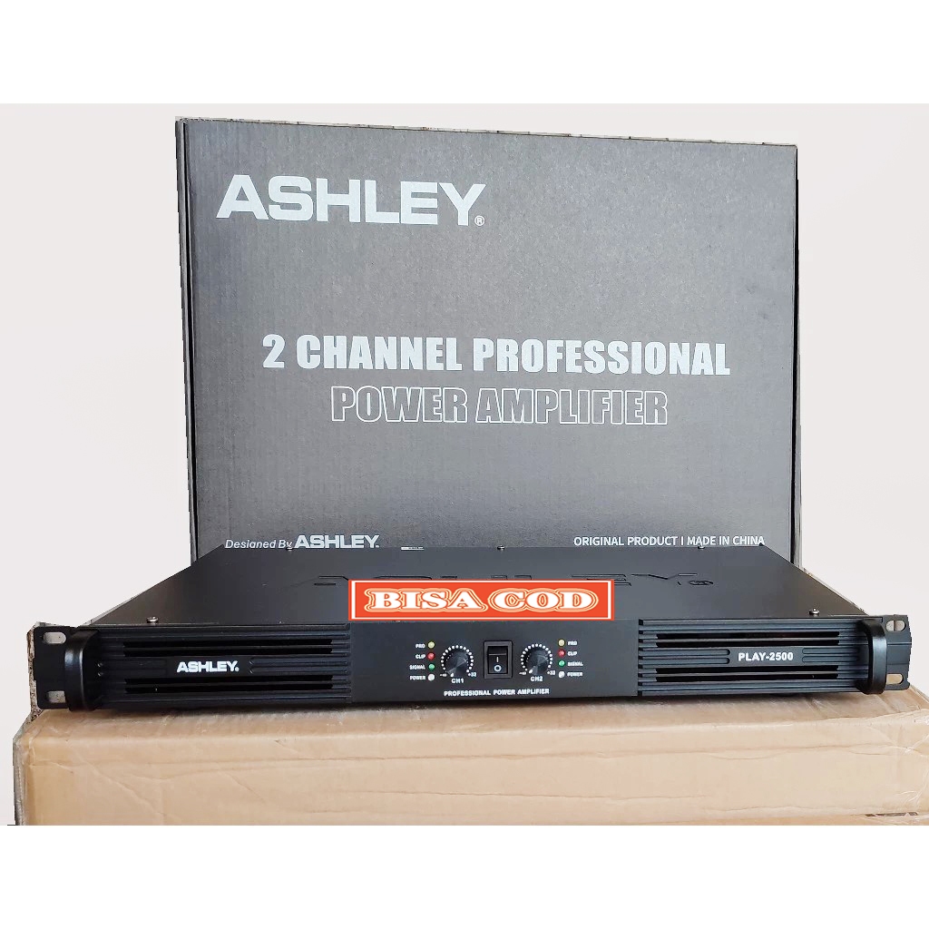 Ashley Play-2500 Amplifier Power Professional Power ashley play 2500 play2500 original