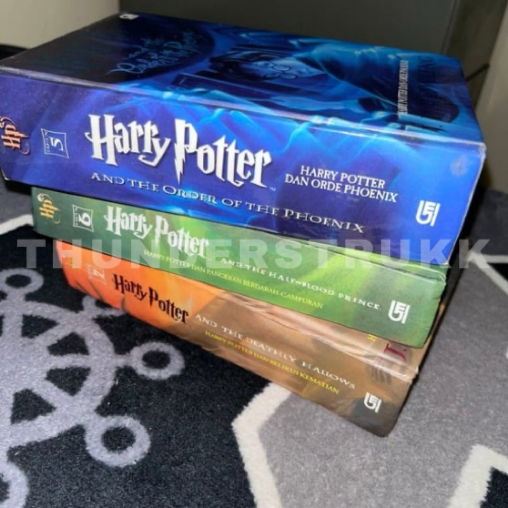 PRELOVED HARDCOVER HARRY POTTER ORI GM INDONESIA