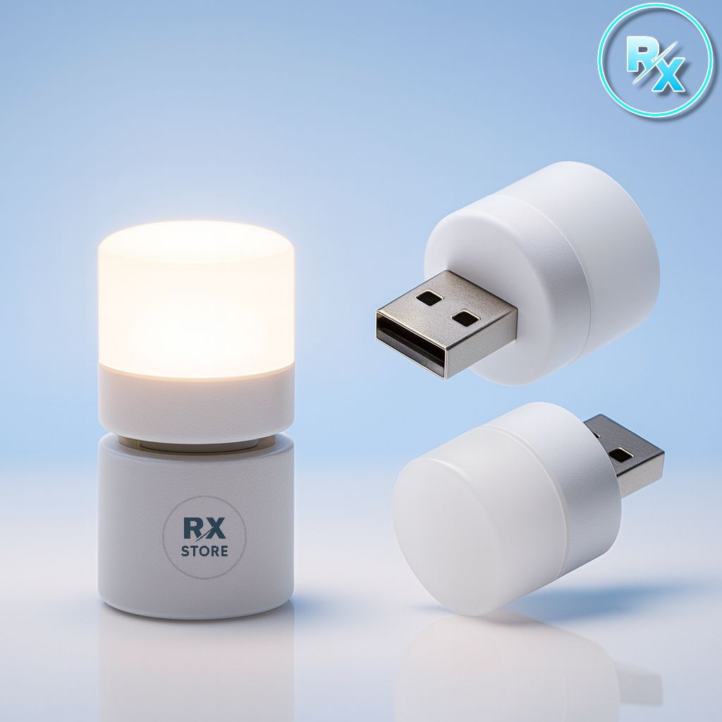 Bola Lampu Usb Bola Lampu Mini Usb LED Portable | Lampu Laptop Power Bank | Hemat Energi Terang