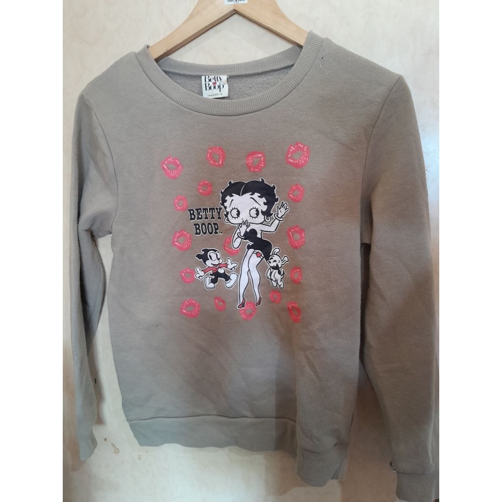 crewneck betty boop vintage