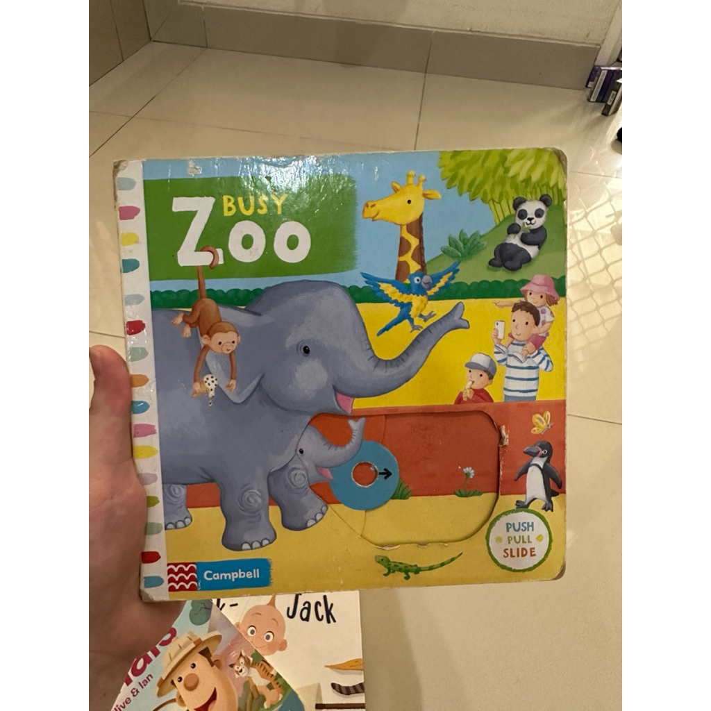 Preloved buku learning anak / buku edukasi belajar dapat digerakkan