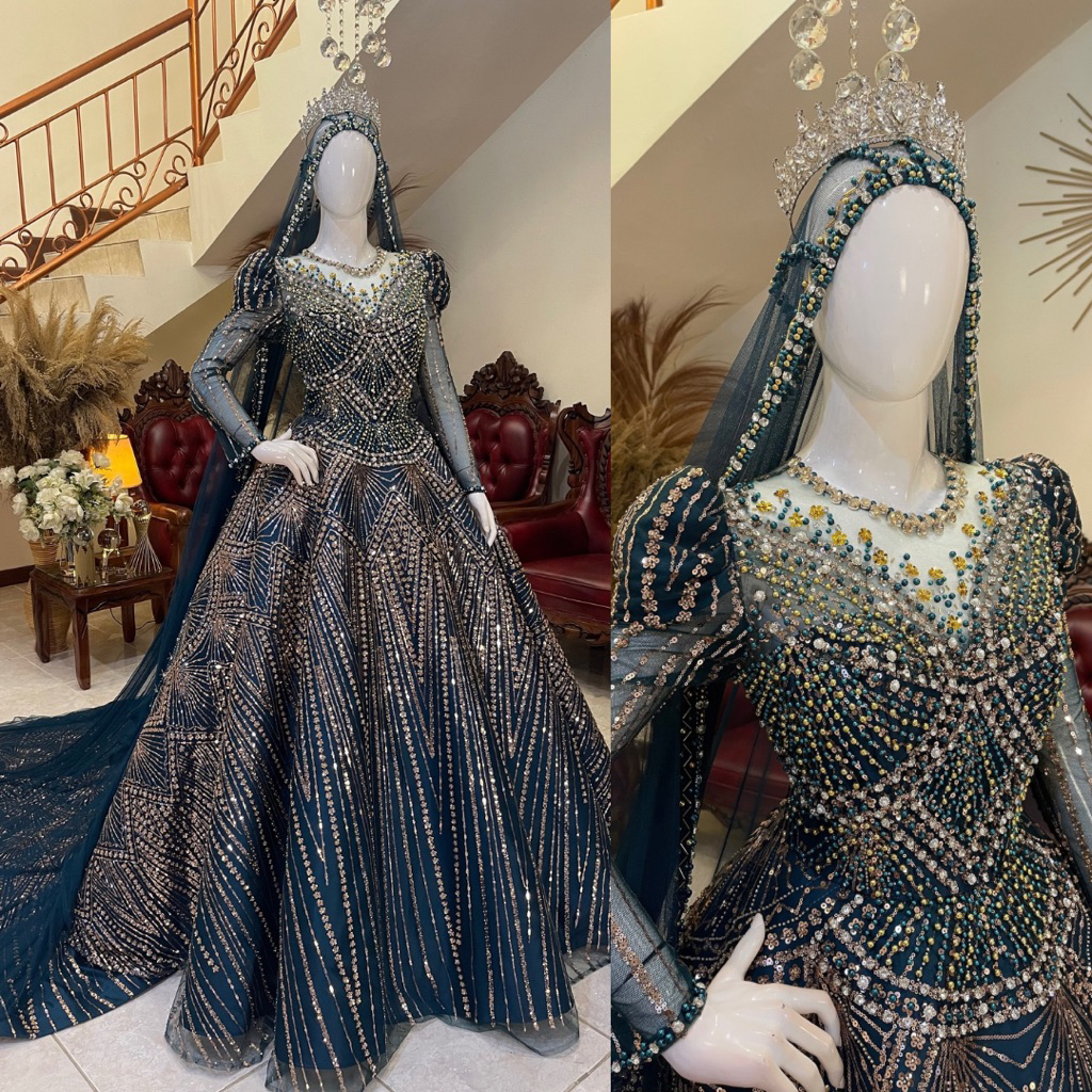 Gaun pengantin | Gaun pengantin mewah elegan | Gaun pengantin premium | Gaun pengantin wedding