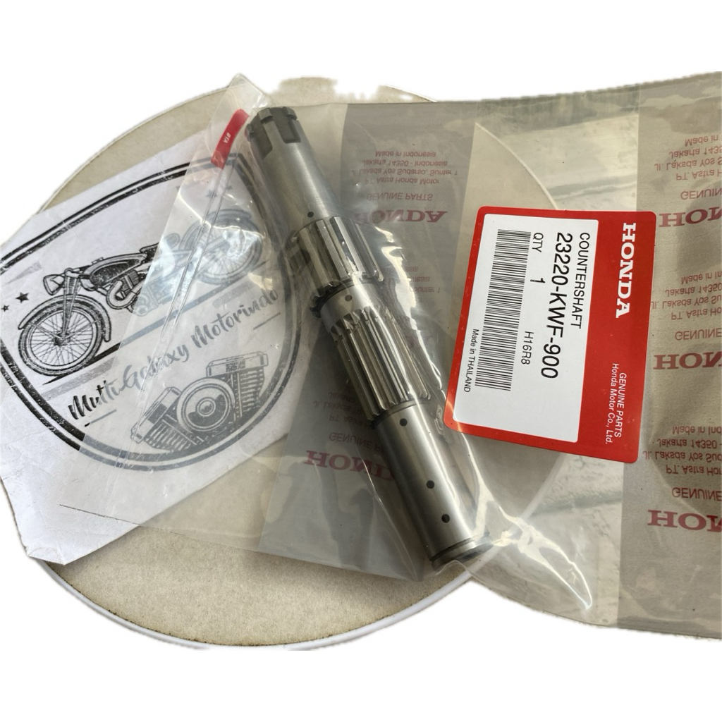 COUNTERSHAFT - as gear depan HONDA MEGAPRO NEW (23220-KWF-900)