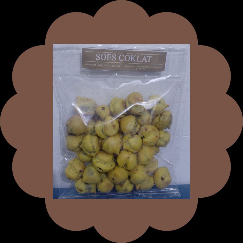 

Soes Kering Coklat