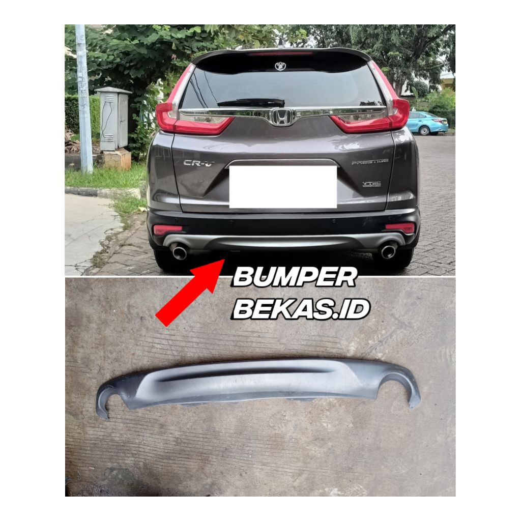 Difuser Bumper Belakang CRV Turbo Shecond Original
