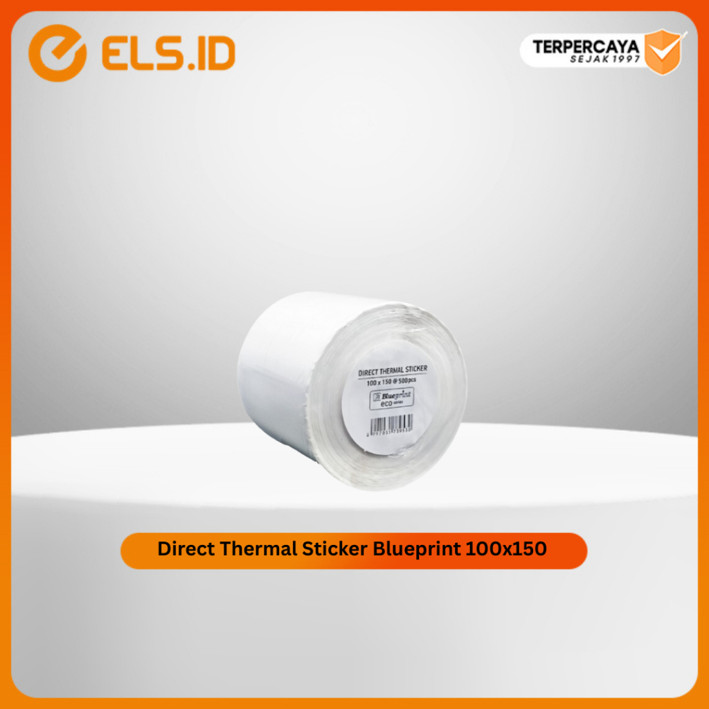 

Direct Thermal Sticker Blueprint 100x150 @500Pcs